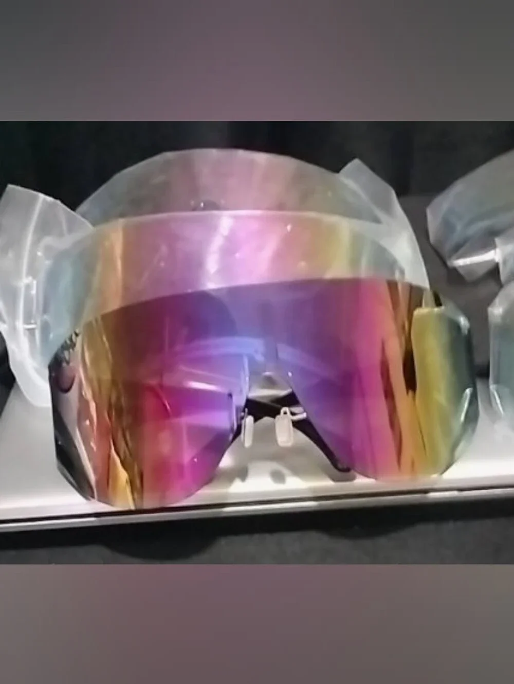 12 Prs. Mirrored Biker Oversized Sunglasses